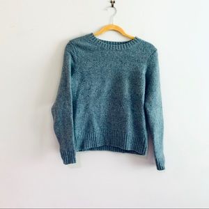 Banana Republic Blue Wool Pullover Sweater Sz M